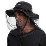 UPF 50+ Mosquito Sun Hat with Neck Flap