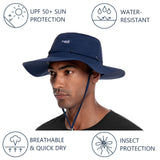 UPF 50+ Mosquito Sun Hat with Neck Flap