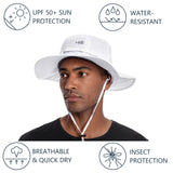 UPF 50+ Mosquito Sun Hat with Neck Flap