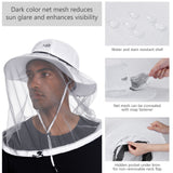 UPF 50+ Mosquito Sun Hat with Neck Flap