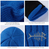 Fleece Lining Winter Knit Beanie