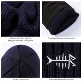 Fleece Lining Winter Knit Beanie