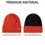 Fleece Lining Winter Knit Beanie