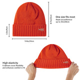 Fleece Lining Winter Knit Beanie