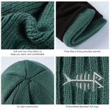 Fleece Lining Winter Knit Beanie