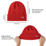 Fleece Lining Winter Knit Beanie