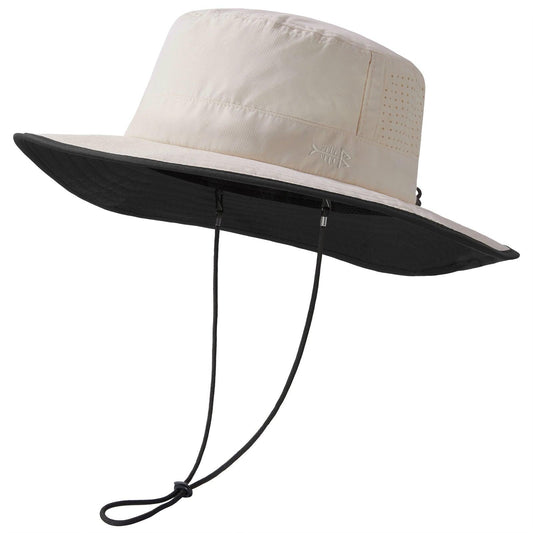 UPF 50+ Bucket Hat with Laser Perforated Mesh - Bassdash