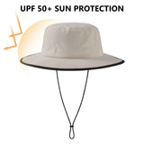 UPF 50+ Bucket Hat with Laser Perforated Mesh