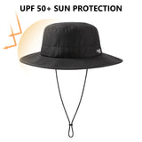 UPF 50+ Bucket Hat with Laser Perforated Mesh