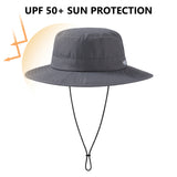 UPF 50+ Bucket Hat with Laser Perforated Mesh