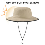 UPF 50+ Bucket Hat with Laser Perforated Mesh