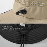 UPF 50+ Bucket Hat with Laser Perforated Mesh