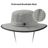 UPF 50+ Bucket Hat with Laser Perforated Mesh