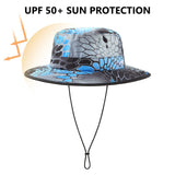 UPF 50+ Bucket Hat with Laser Perforated Mesh