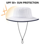 UPF 50+ Bucket Hat with Laser Perforated Mesh