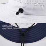 UPF 50+ Bucket Hat with Laser Perforated Mesh