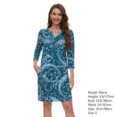 Lightbare Women's UPF50+ 3/4 Sleeve Dress LB04W - Bassdash