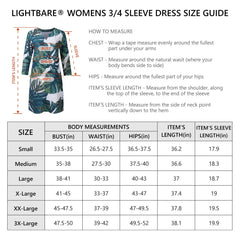 Lightbare Women's UPF50+ 3/4 Sleeve Dress LB04W - Bassdash