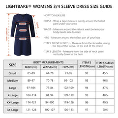 Lightbare Women's UPF50+ 3/4 Sleeve Dress LB04W - Bassdash