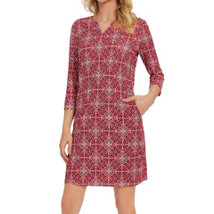 Lightbare Women's UPF50+ 3/4 Sleeve Dress LB04W - Bassdash