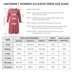 Lightbare Women's UPF50+ 3/4 Sleeve Dress LB04W - Bassdash