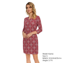 Lightbare Women's UPF50+ 3/4 Sleeve Dress LB04W - Bassdash