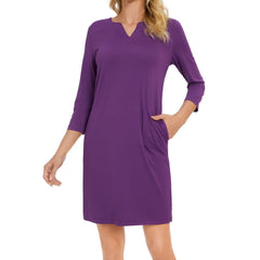 Lightbare Women's UPF50+ 3/4 Sleeve Dress LB04W - Bassdash