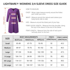 Lightbare Women's UPF50+ 3/4 Sleeve Dress LB04W - Bassdash