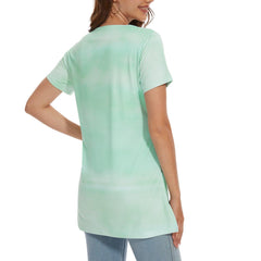 Women's UPF 50+ Short Sleeve Notch Neck Tunic Tops LB14W - Bassdash