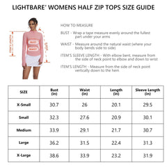 Women’s Half Zip Workout Tops LB19W - Bassdash