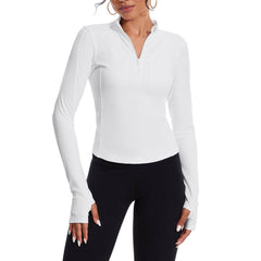 Women’s Half Zip Workout Tops LB19W - Bassdash