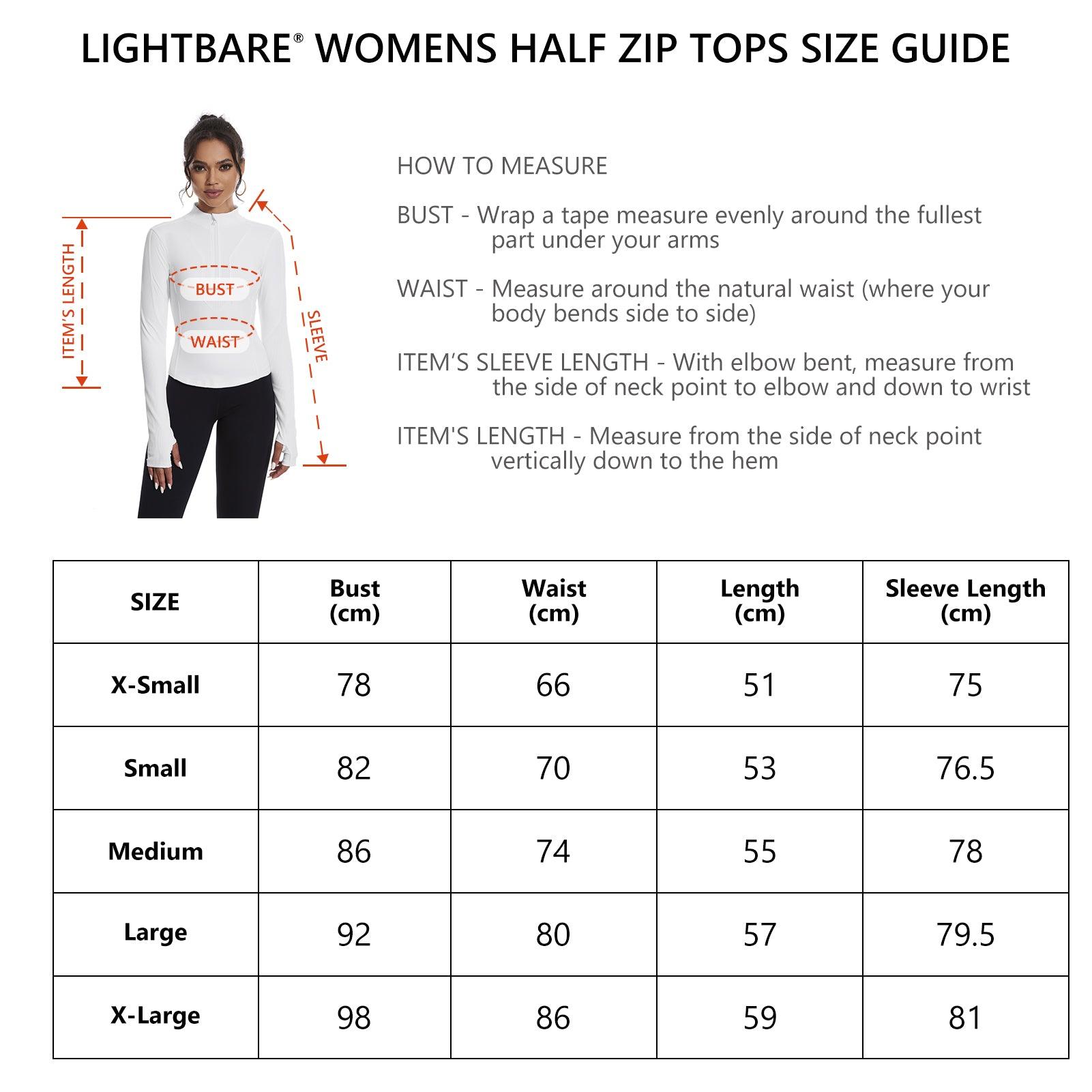 Women’s Half Zip Workout Tops LB19W - Bassdash