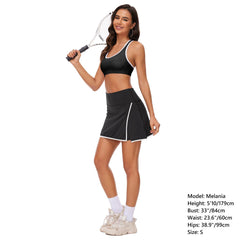 Women's Side Slit Tennis Skirts with Shorts LB17W - Bassdash