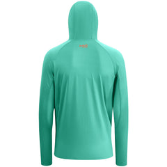 Men’s UPF 50+ Long Sleeve Fishing Hoodie with UV Neck Gaiter FS06M