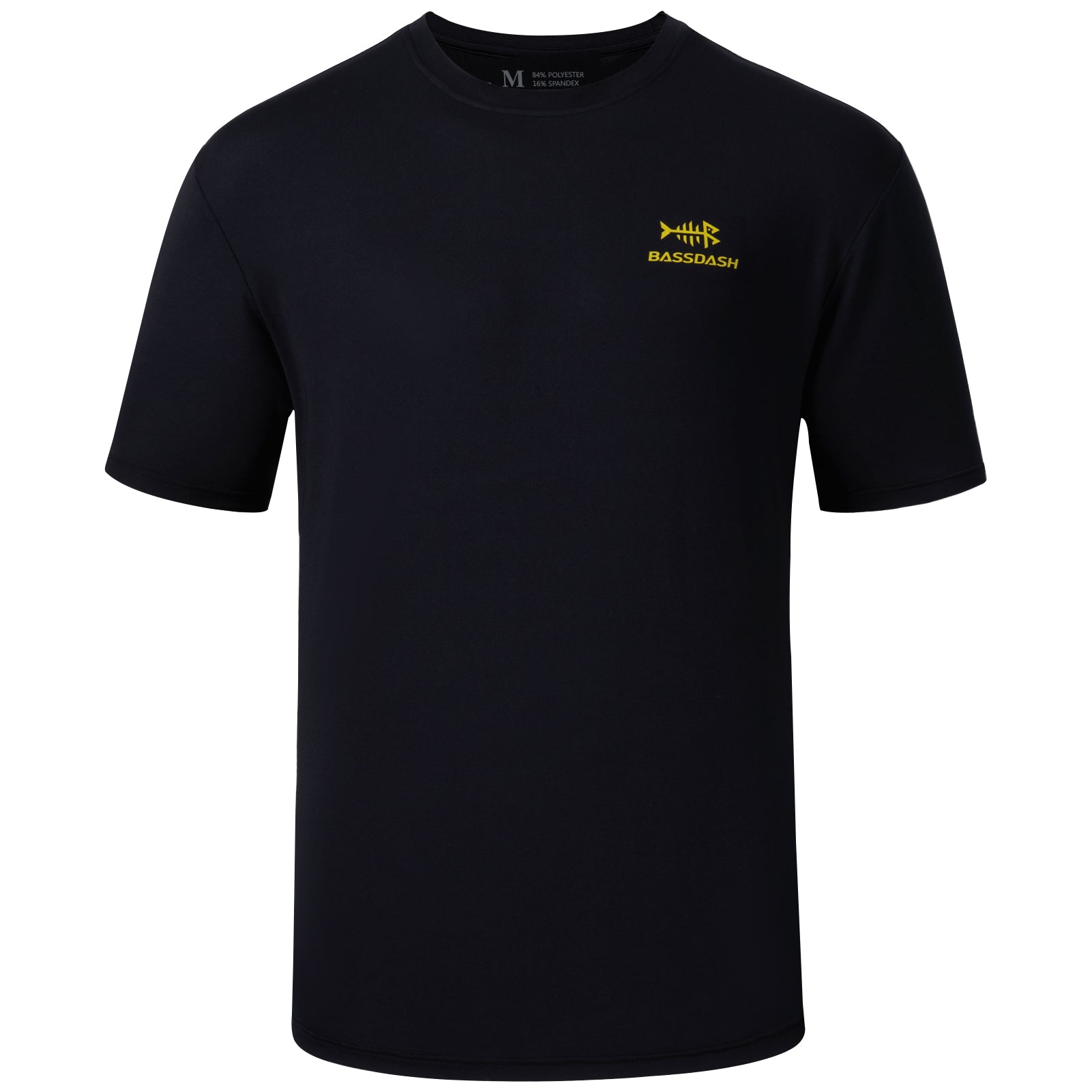 Men's UPF 50+ Short Sleeve T-Shirts FS27M, Black / X-Large