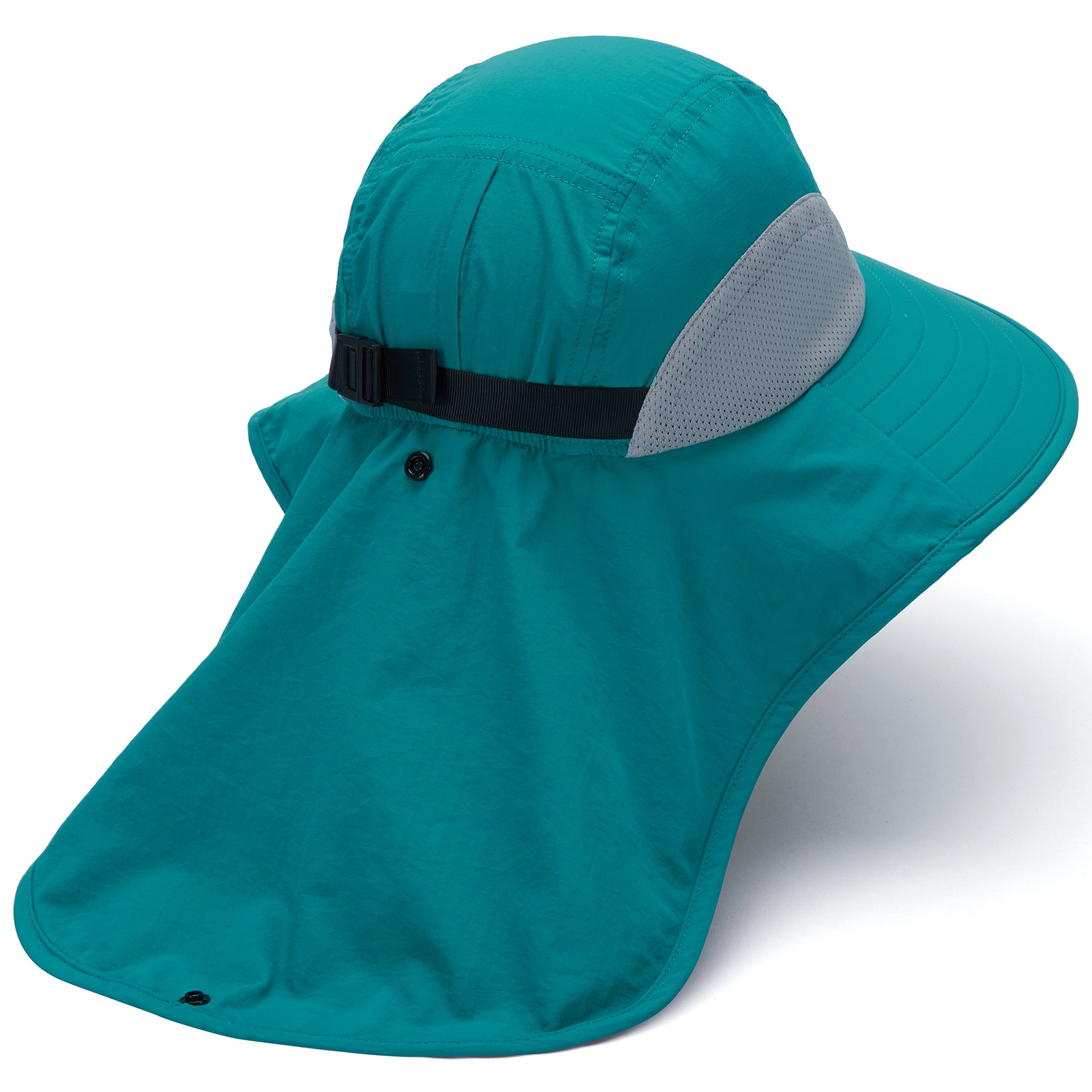 Bassdash UPF 50+ Sun Fishing Hat Water Resistant with Detachable Neck Flap Dark Blue