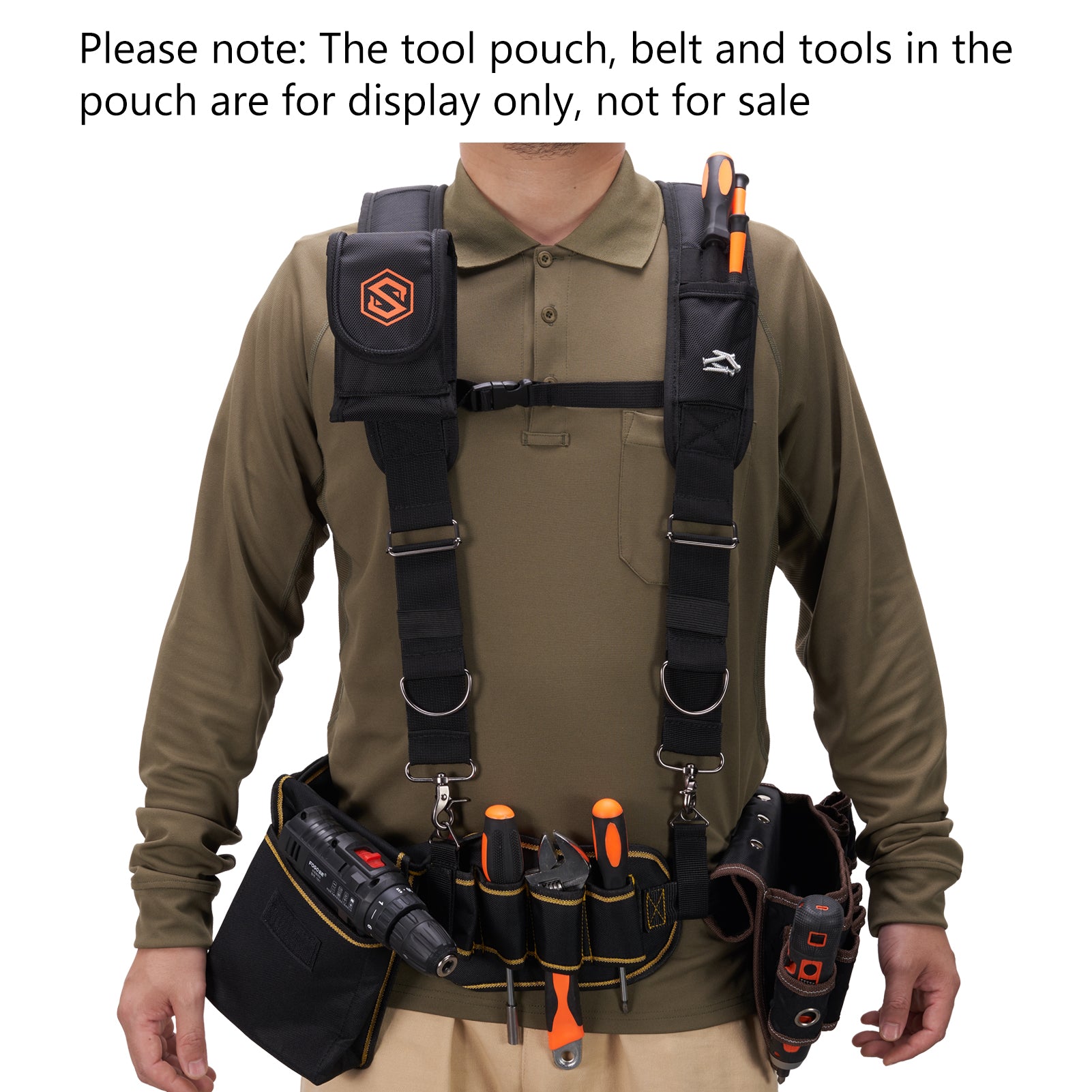Padded Tool Belt Suspenders