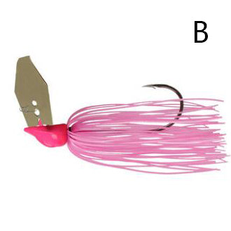 3pcs/lot Spinner Bait Fishing Lure BLADED SWIM JIG Buzzbait Wobbler Chatter  Bait Metal Jig Bass Soft Lure Lead Hook 11g 14g - B / 11g