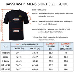 Men's UPF 50+ Short Sleeve T-Shirts FS27M - Bassdash