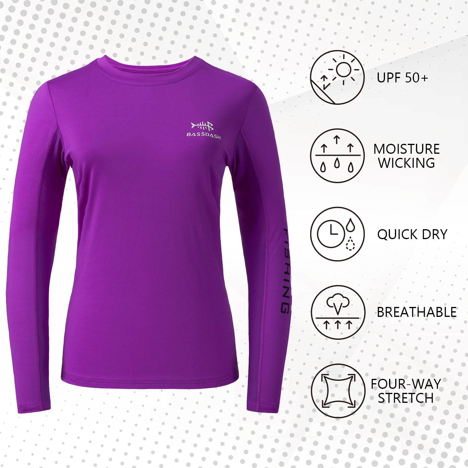  Womens Long Sleeve UPF 50+ Workout Tops Ladies Fishing Sun  Shirts Breathable Protection Shirt Lightweight Running Clothes Soft  Pullover Quick Dry T Shirt Athletic Tops Light Pink Large