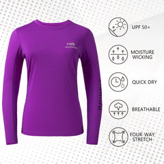 Women's UPF 50+ Long Sleeve Shirts FS03W - Bassdash