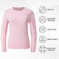 Women's UPF 50+ Long Sleeve Shirts FS03W - Bassdash