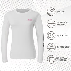 Women's UPF 50+ Long Sleeve Shirts FS03W - Bassdash