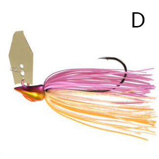 Cheap Buzzbait Chatter Bait Spinner Bait Weedless Fishing Lure 8Cm-11.4G  Jig Head Dancer Wobbler for Bass Pike Walleye Fish