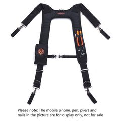 SAVAWADE Tool Belt Suspenders Padded Work Belt Suspension System - Bassdash