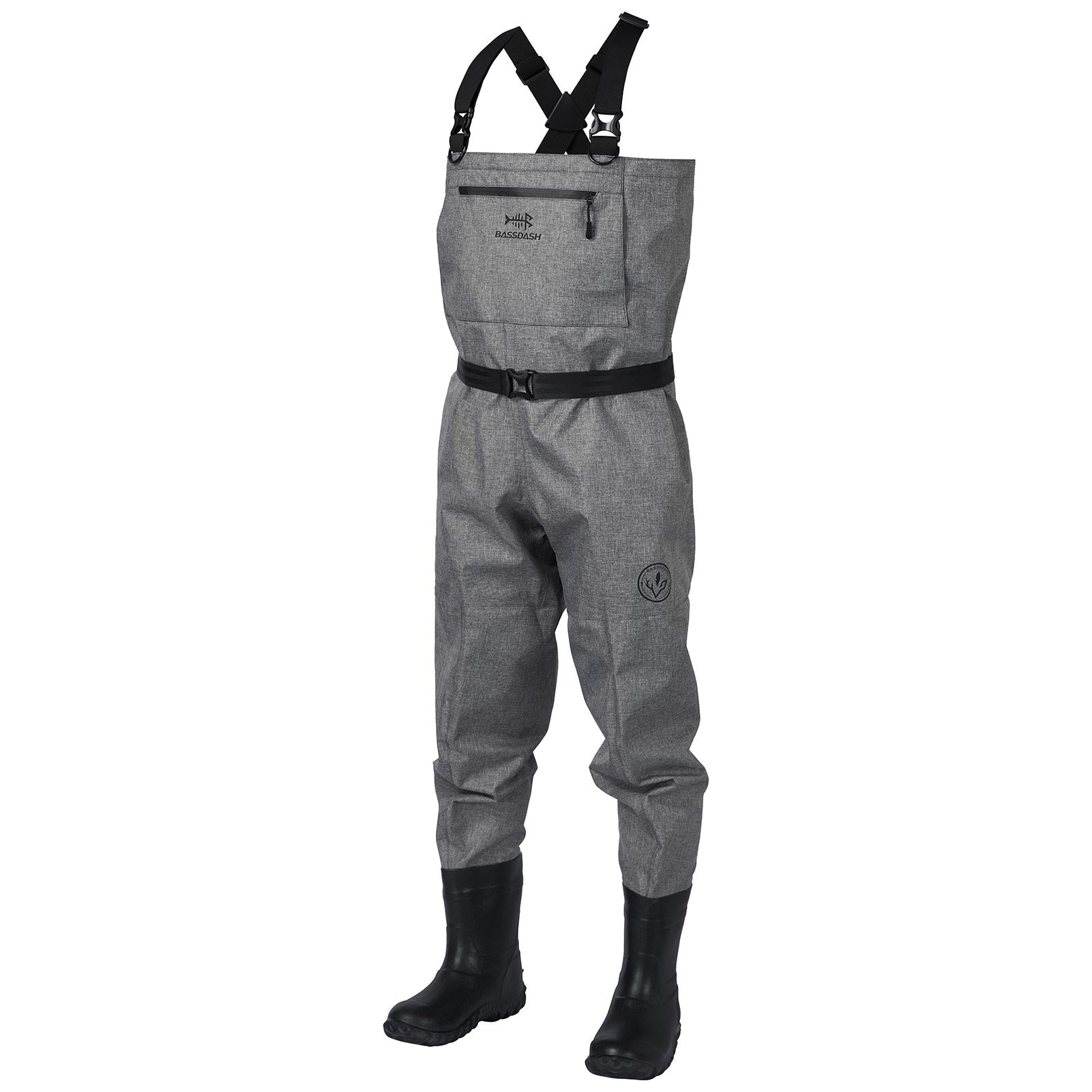 Men's IMMERSE Breathable Ripstop Wader - Boot Foot - Heather Grey / Small  7-8