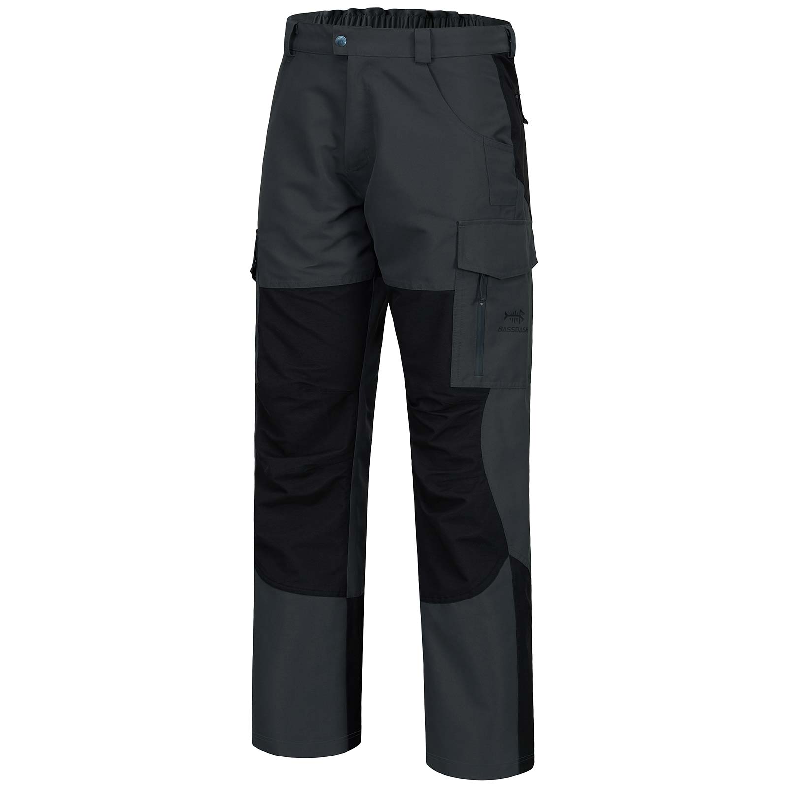 Men’s Splice Waterproof Breathable Pants - Dark Grey/Black / 35W x 32L