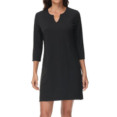 Lightbare Women's UPF50+ 3/4 Sleeve Dress LB04W - Bassdash