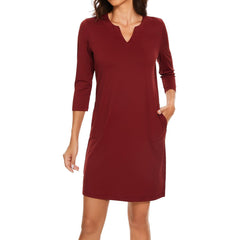 Lightbare Women's UPF50+ 3/4 Sleeve Dress LB04W - Bassdash