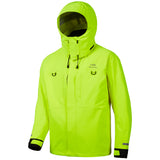 Mens's Valor Breathable Waterproof Fishing Jacket, Fluorescent Yellow / S